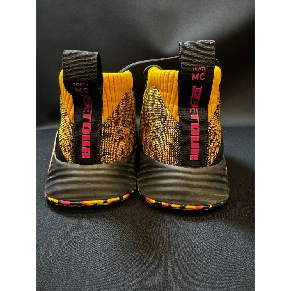 Adidas Dame 5 EF9367 Core Black Active Gold Shock Pink Men's Size 13 Shoes